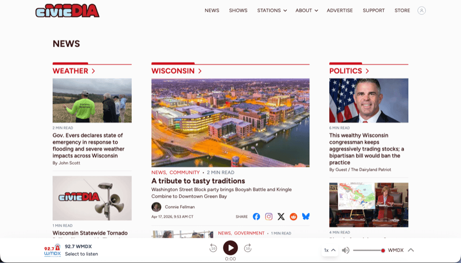 Civic Media News Page